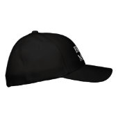Casquette Brodée Best Man noir blanc élégant mariage chic (Droite)