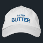 Casquette Brodée Beurre salé<br><div class="desc">Ajoutez une touche de style salé à votre garde-robe avec notre Casquette de baseball brodé au beurre salé. Ce casquette présente un design fantaisiste d'une pâte à beurre salée, brodée pour une finition de haute qualité. Que vous soyez à la recherche d'une journée décontractée ou d'une course de courses, ce...</div>