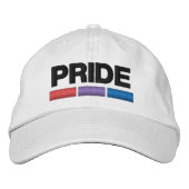 Casquette Brodée Bi Pride (Devant)