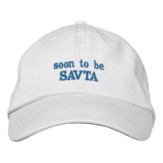 Casquette Brodée "Bientôt Savta" Nouvelle Faire-part juive de grand