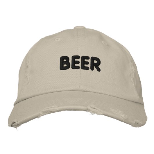 Casquette Brodée Bière (Devant)