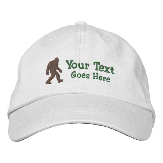 Casquette Brodée Bigfoot Gone Squatchin personnalisable (Devant)
