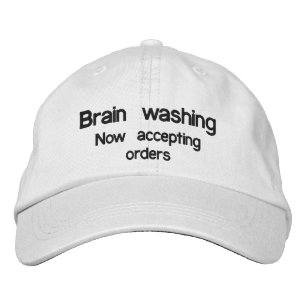 Casquette Brodée Blague de lavage de cerveau
