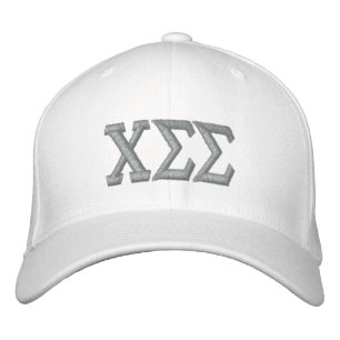 Casquette Brodée Blanc avec lettres grises