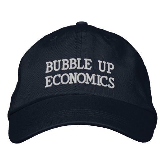 CASQUETTE BRODÉE BLOQUER L'ÉCONOMIE (Devant)