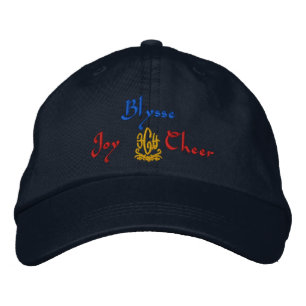 Casquette Brodée Blysse Nom Avec Anglais Signifiant Marine