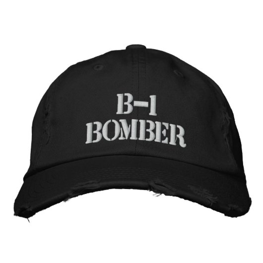 CASQUETTE BRODÉE BOMBE B-1 (Devant)