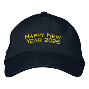 Casquette Brodée Bonne année Chapeau de bienvenue imprimé 2026 Vœux
