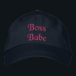 Casquette Brodée Boss Babe lâchez votre puissance intérieure Femme<br><div class="desc">Libérez votre puissance intérieure avec le casquette brodé Boss Babe — l'accessoire parfait pour la femme moderne. Ce casquette réglable marine offre à la fois style et confort, avec un texte personnalisé qui reflète votre audacieuse et confiante ambiance. Que vous fassiez des courses ou que vous sortiez avec des amis,...</div>