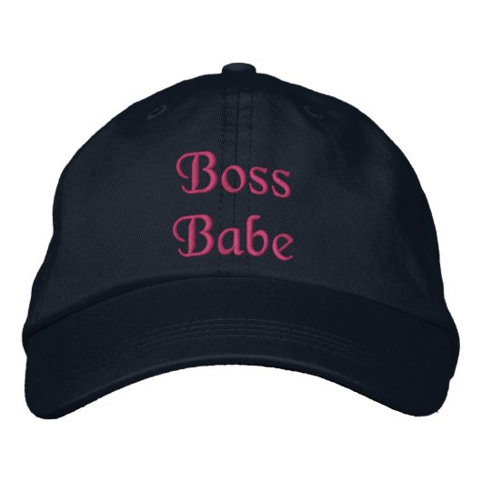 Casquette Brodée Boss Babe lâchez votre puissance intérieure Femme (Devant)