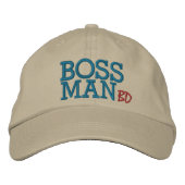 Casquette Brodée Boss Man par SRF (Devant)