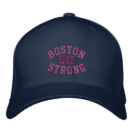 Casquette Brodée Boston 617 forts (Devant)