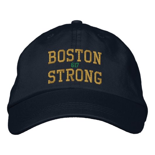 Casquette Brodée Boston fort (Devant)