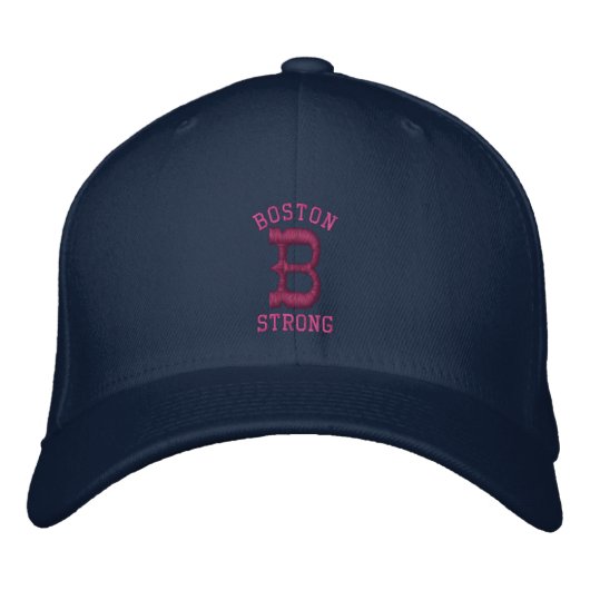 Casquette Brodée Boston Strong (Devant)