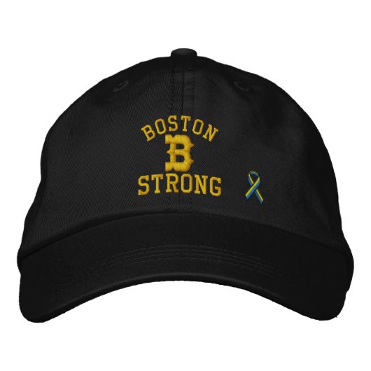 Casquette Brodée Boston Strong Ribbon Edition (Devant)
