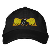 Casquette Brodée Boule Flying Eye 8 (Devant)