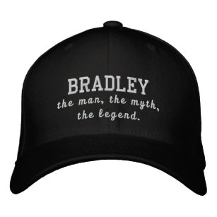 Casquette Brodée Bradley l'homme, le mythe, la légende