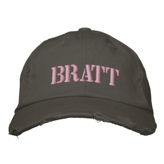 Casquette Brodée Brat (Devant)