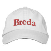Casquette Brodée Breda Embroidered Baseball Cap (Devant)