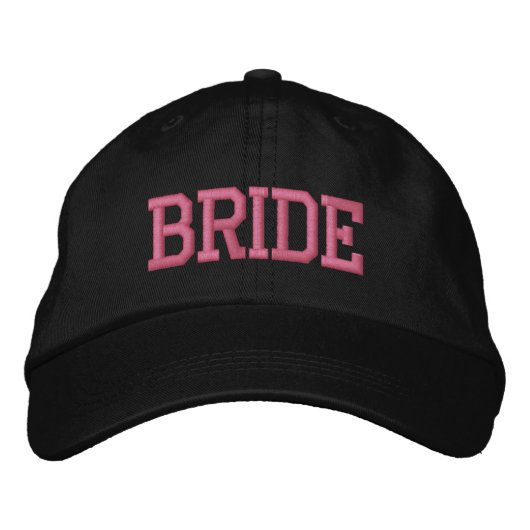 Casquette Brodée BRIDE, mariage, mariée, demoiselle d'honneur (Devant)