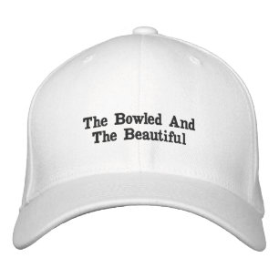 Casquette Brodée Brodé Drôle Bowled Et Beau Design
