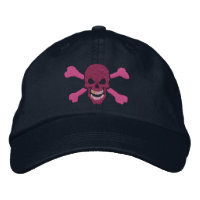 Broderie classique du crâne de crossbones de pirat