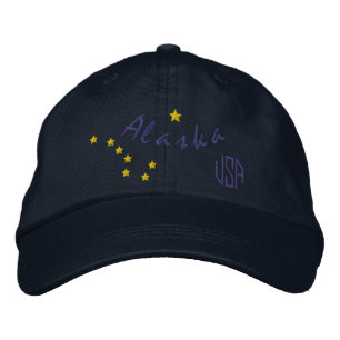 Casquette Brodée Broderie de conception de drapeau d'état de