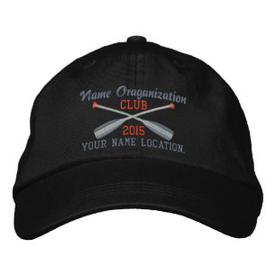 Casquette Brodée Broderie de pagaies croisées pour Club Camp Team L