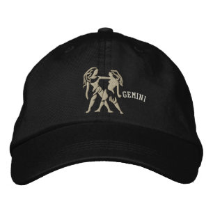 Casquette Brodée Broderie des signes Gemini Zodiac 12 mai - 20 juin