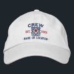 Casquette Brodée Broderie d'étoile nautique personnalisée<br><div class="desc">Un Classic croisé ancre le style nautique avec une star appliquée, un casquette brodé sur mesure pour un membre d'équipage d'occasions spéciales. Une bonne idée cadeau ! Utilisez le lien "Demandez à ce concepteur" pour nous contacter avec vos demandes de design spécial ou pour obtenir de l'aide pour répondre à...</div>
