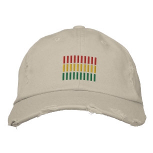 Casquette Brodée Broderie du drapeau bolivien