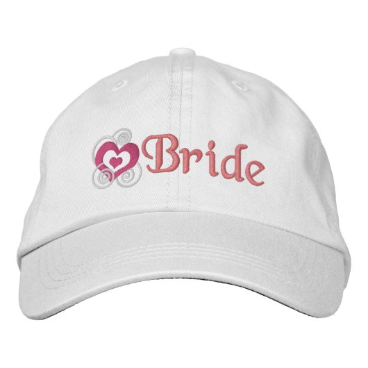 Casquette Brodée Broderie nuptiale (Devant)
