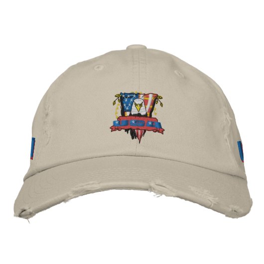 Casquette Brodée Broderie patriotique (Devant)
