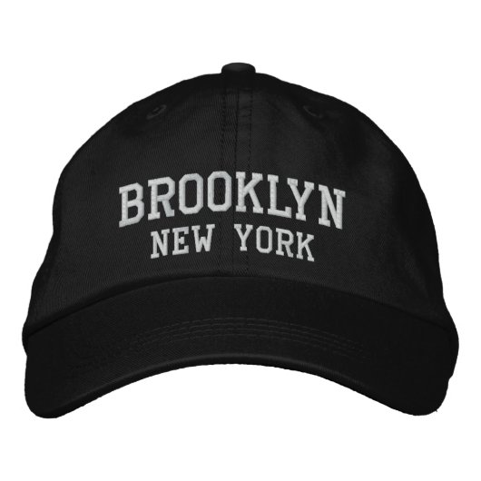 Casquette Brodée Brooklyn New York Brodery (Devant)