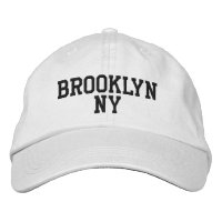 BROOKLYN NY Simple noir sur blanc
