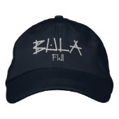 Casquette Brodée Bula Fidji (Devant)