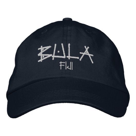 Casquette Brodée Bula Fidji (Devant)