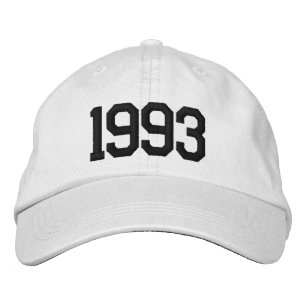 Casquette Brodée Cadeau d'anniversaire personnalisé avec année de v