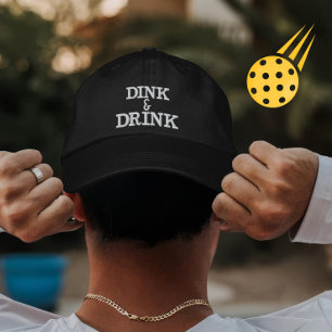 Casquette Brodée Cadeau de boisson Dink personnalisé pour joueurs d