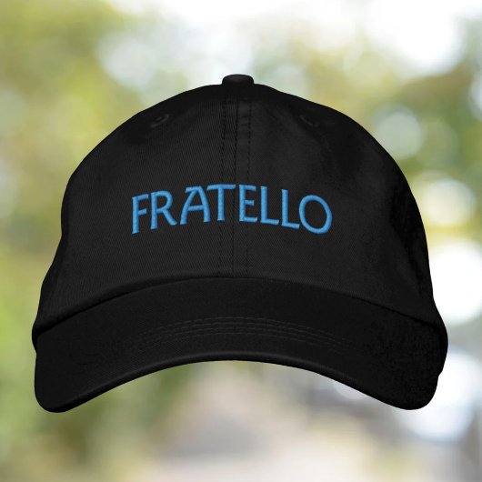 Casquette Brodée Cadeau italien Fratello pour Brother
