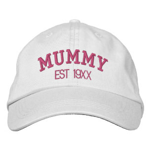 Casquette Brodée Cadeau personnalisé de fête des mères Maman Texte