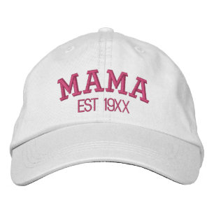Casquette Brodée Cadeau personnalisé de la fête des mères Maman Tex