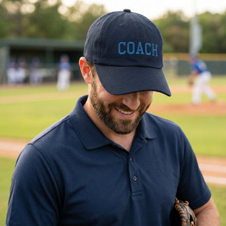 Casquette Brodée Cadeau personnalisé pour l'entraîneur