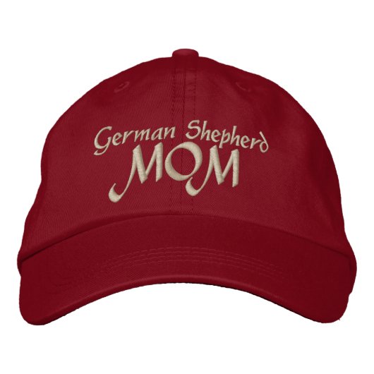 Casquette Brodée Cadeaux de maman berger allemand (Devant)