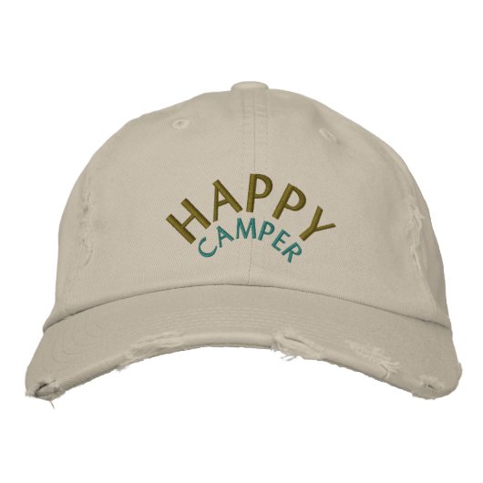 Casquette Brodée Camping / Camping (Devant)