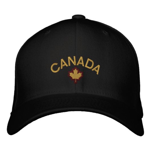 Casquette Brodée Canadian Maple Leaf Embroidery (Devant)