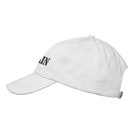 CASQUETTE BRODÉE CANAUX (Gauche)