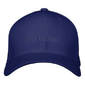 Casquette Brodée Cap Embroidered OCEAN VIEW ART AND DESIGN  (Devant)
