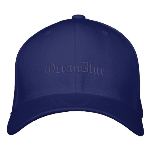 Casquette Brodée Cap Embroidered OCEAN VIEW ART AND DESIGN  (Devant)