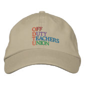 Casquette Brodée Cap Off Duty (Devant)